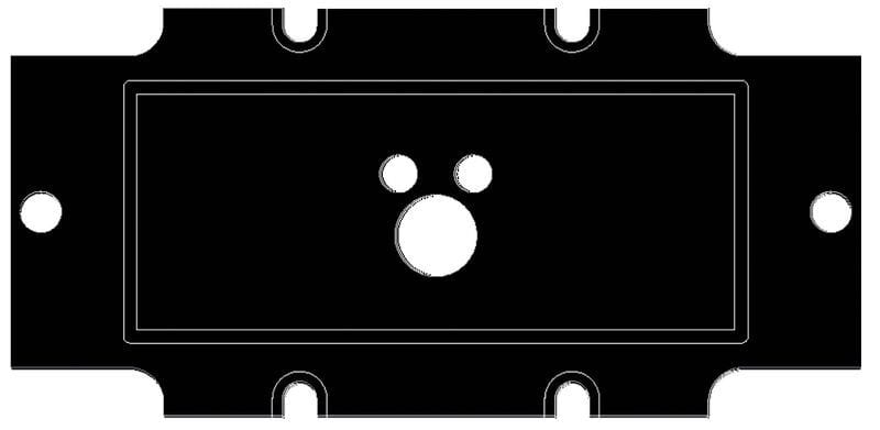 FERMAX - MARINE DIAL PLEXI vorbereitet für P1 (mechanisch)