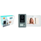 FERMAX - COLOR Video WAY KIT, Monitor 7 Einfamilienhaus m. Türstation AP,silber