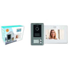 FERMAX - COLOR Video WAY KIT, Monitor 7 Zweifamilienhaus m. Türstation AP,silber