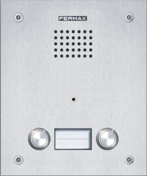 FERMAX - MARINE SIP Audio Türstation 1 Doppelruftaste (2RT), Edelstahl, ST1