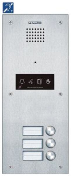 FERMAX - MARINE SIP Audio Türstation 3 Ruftasten, DDA, Edelstahl, ST3