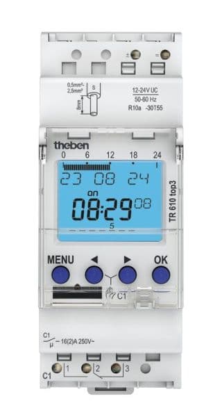 THEBEN - Digitale Zeitschaltuhr Astro TR 610 top3 12-24V