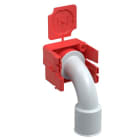 KAISER - Betonbau, B2 Wand-Decken-Übergang 90° für Ø 32 mm-Rohre, Magnetaufnahme 2-tlg