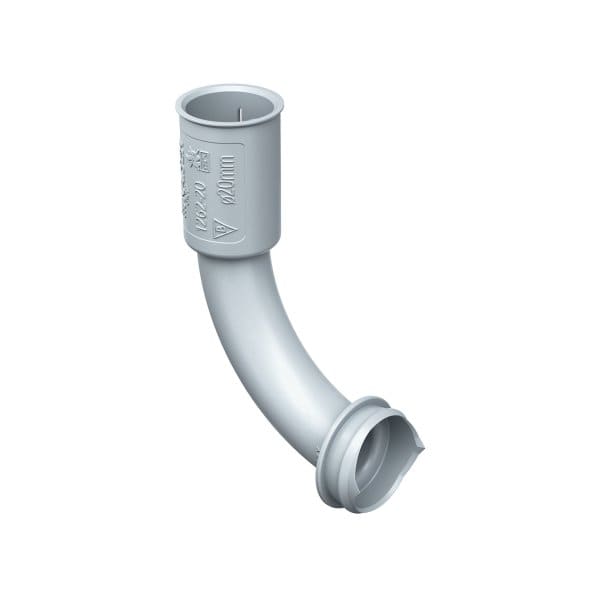 KAISER - Betonbau, B2 Rohrkupplung 90° für Ø 20 mm-Rohre 2-teilig