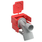 KAISER - Betonbau, B2 Wand-und Deckenkrümmer 30°, für Ø 32 mm Rohre, Magnetaufnahme 2-tlg