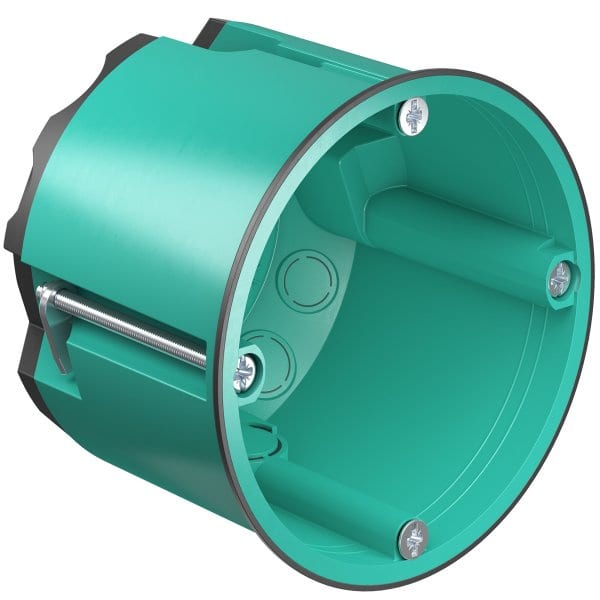 KAISER - Hohlwand Geräte-Verbindungsdose Reinraum mit umlaufender Dichtlippe, Tiefe 62 mm