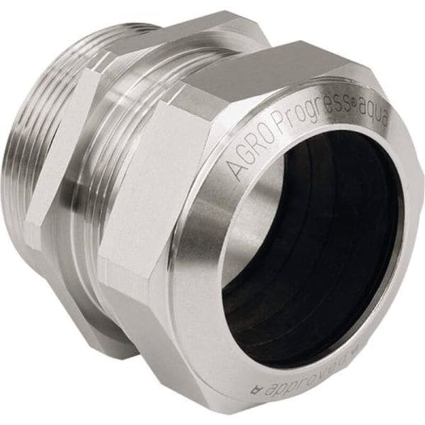 AGRO - W-Kabelverschr. Progress Stahl A2 M32 Stahl A2, Kabelklemmbereich 21,0-25,5mm
