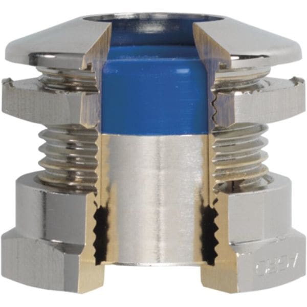 AGRO - Kabelver. Progress ultraFLAT A2 M32x1.5 Kabel Ø 12.5-16.0 mm, Dichtung FKM blau