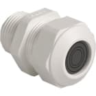 AGRO - Kabelv. PROGRESS GFK M25 multiLAYER weiss, Kabelklemmbereich 6-20,5mm