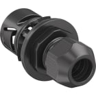 AGRO - Fassadendurchführung steckbar KUØ27 schwarz, Kabel Ø3.5-8mm, Schlauch AD21.2
