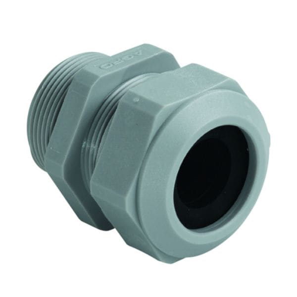 AGRO - Kabelverschraubung Progress Kst GFK Pg 9, Dunkelgrau RAL 7001 Kabel Ø 6.0-8.0 mm