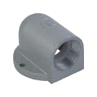 AGRO - Flanschwinkel 90° Zinkdruckguss Pg36, hammerschlaglack. grau BxHxT=90x85x62mm