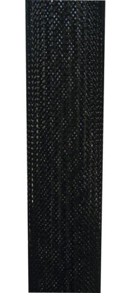 AGRO - Glasseidenschlauch m. Silikonmantel schwarz 2.5kV Iø 6.0mm Aø 7.0mm