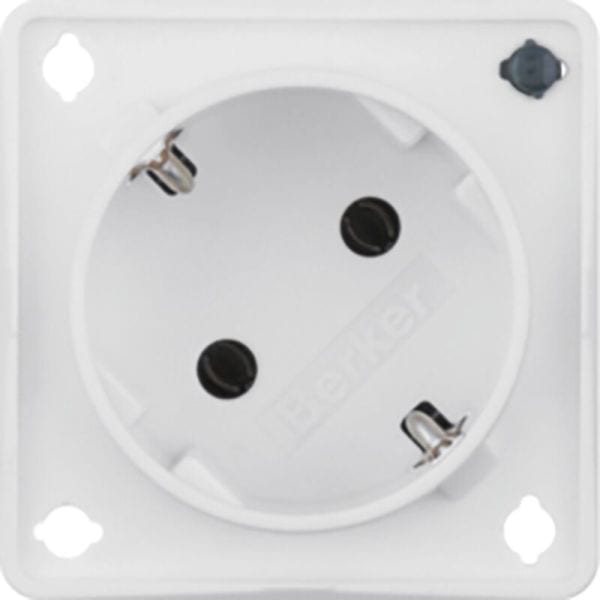 BERKER - INTEGRO SSD Schneidklemmen 45°, Kontrol LED polarweiß matt