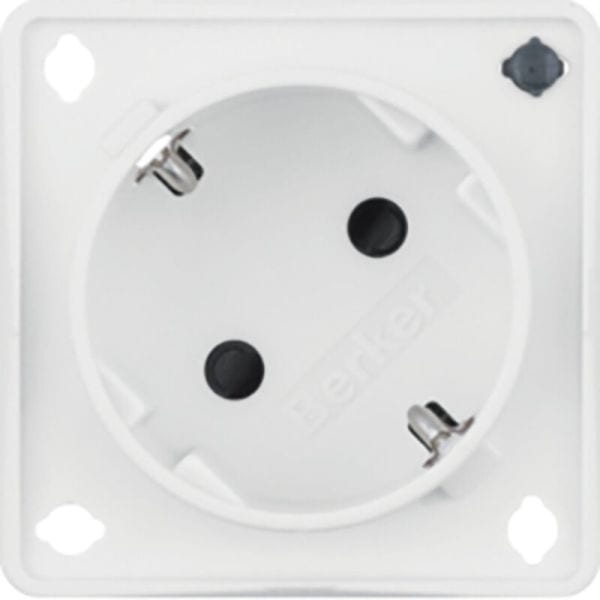 BERKER - INTEGRO SSD Schneidklemmen Erhbs 45°, Kontrol LED polarweiß matt