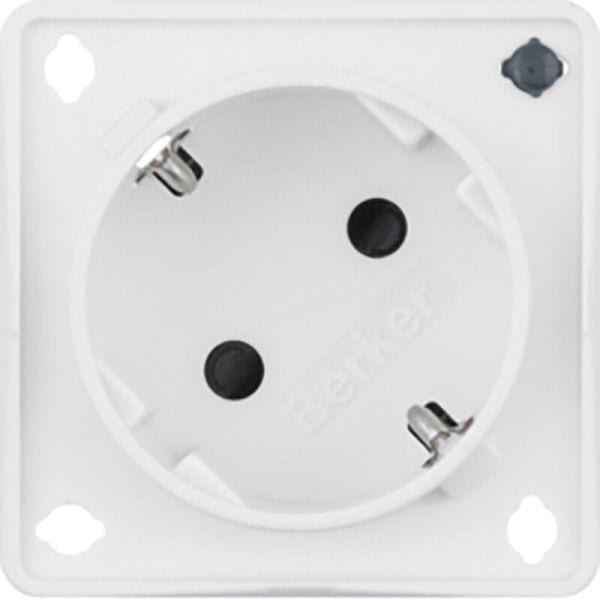 BERKER - INTEGRO SSD Schneidklemmen Erhbs. Snap IN 1mm, 45°, polarweiß matt