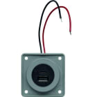 BERKER - Integro USB Ladesteckdose A-C 2fach, 12 V, grau