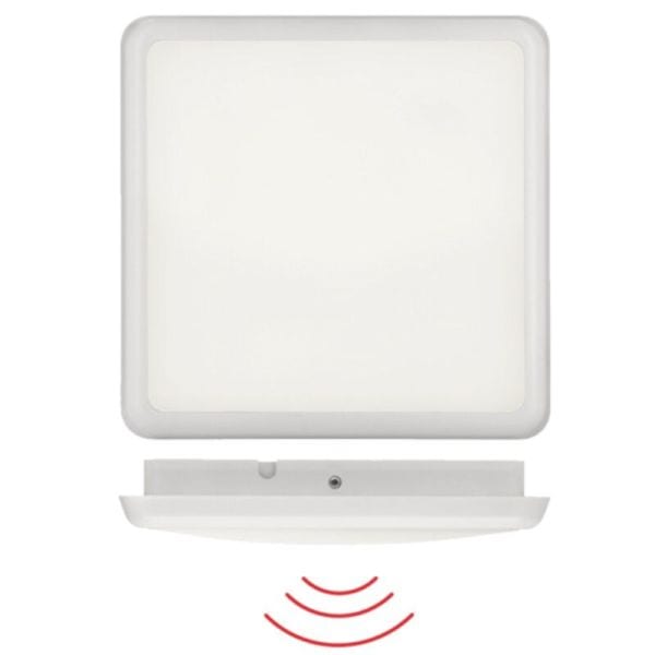 BEG - Flache LED Leuchte quadratisch AL12-25-300-LED-3C-HF