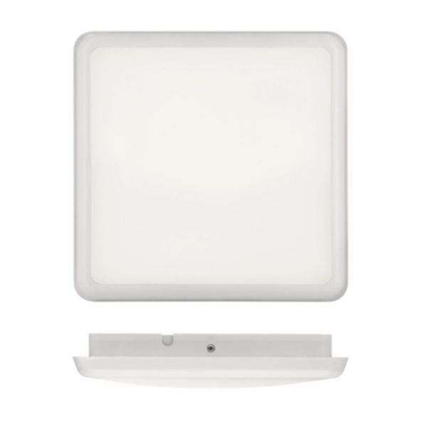 BEG - Flache LED Leuchte quadratisch AL12-25-300-LED-3C weiß