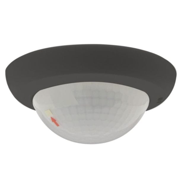 BEG - Korridorlinse PD4N Typ A mit Abdeckring anthrazit RAL7016