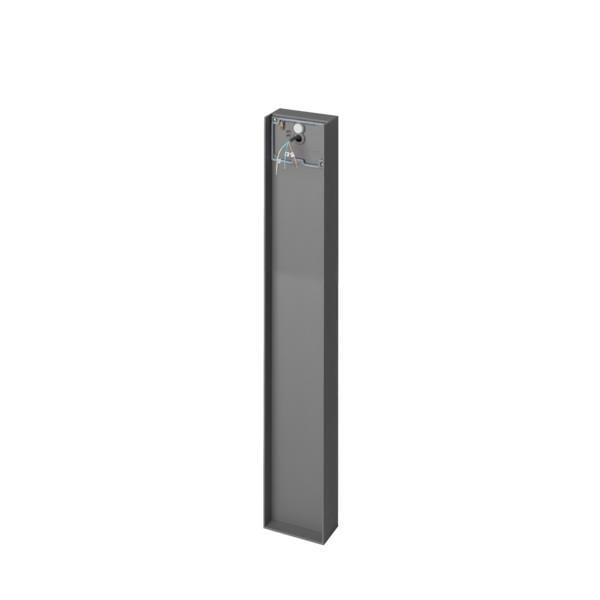 BRUMBERG - MADURA Pollerunterbau zu 60119103 strukturgraphit, H: 1.000 mm