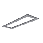 BRUMBERG - Akustikpaneel mit Ausschnitt 1477 x 277 mm, Paneel 1.670 x 470 mm