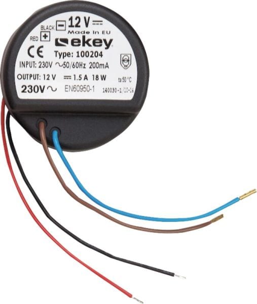 EKEY - EKEY NT UP 230VAC/12VDC/1.5A Netzteil unterputz