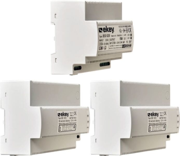 EKEY - EKEY USV REG 230/24VDC/4Ah USV Reiheneinbau, 8TE+9TE+9TE