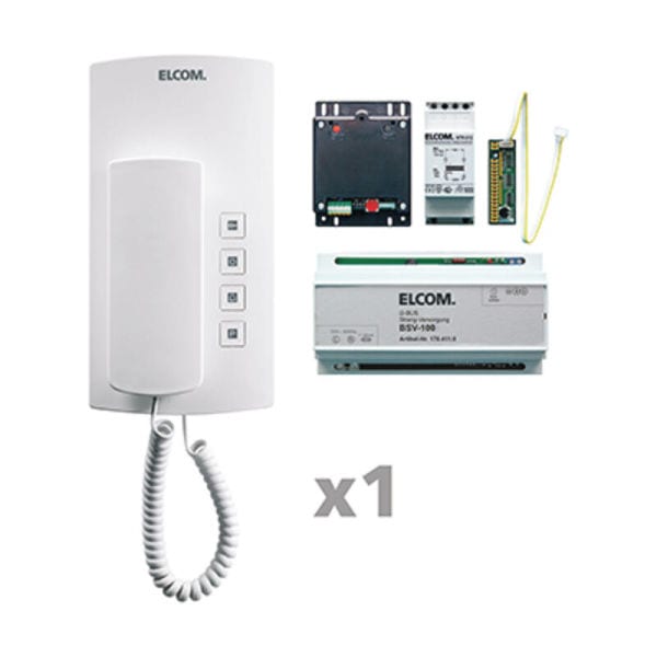 ELCOM - AKB-01 AudioKit 1 Teilnehmer i2Audio weiß BHT-200