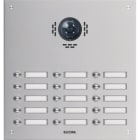ELCOM - TVG-15/3 Türstation für Kamera-Türlautsp.15/3 Rund-Taster UP Edelst. matt ESTA