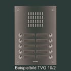 ELCOM - TVG-16/2 Türstation für Türlautsprecher 16/2 Rund-Taster UP Edelstahl ESTA