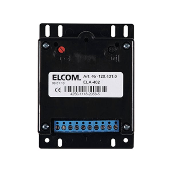 ELCOM - ELA-402 Türlautsprecher mit Rufgenerator EB 1+n schwarz