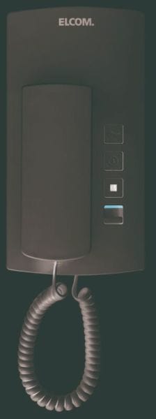 ELCOM - HAT-402 Innenstation Audio mit Hörer AP 1+n weiß