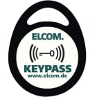 ELCOM - KPA-010 Transponder Schlüsselanhänger 10 Stück schwarz
