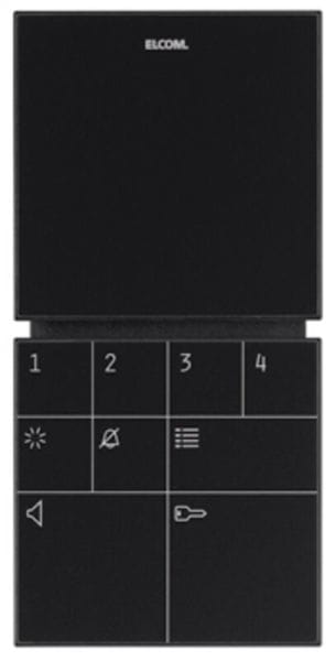 ELCOM - BFT-240SW Innenstation Audio Komfort AP i2Audio schwarz