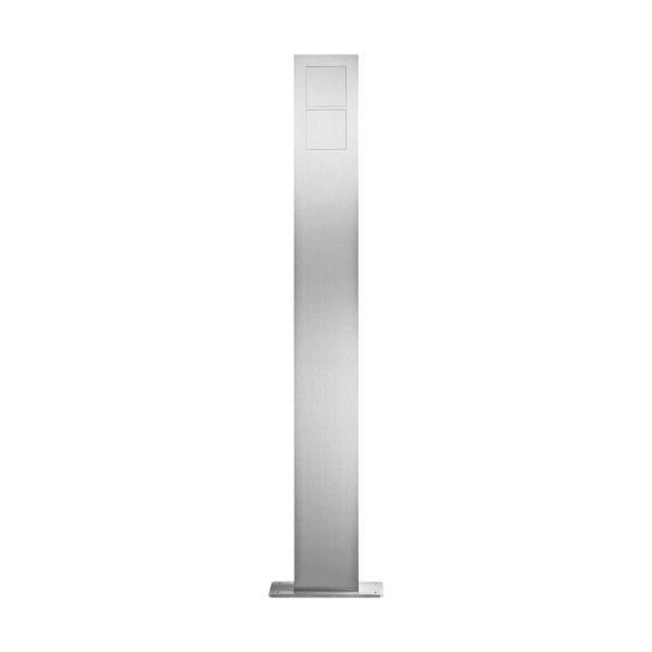 ELCOM - SMT-2/1EM Standsäule 2/1 Edelstahl matt MODESTA