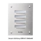 ELCOM - KVM-2/1 Klingelplatte 2/1 UP Edelstahl ESTA