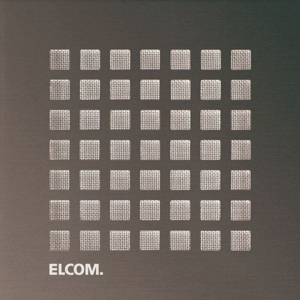 ELCOM - LQM-110 Türlautsprecher Modul Quadratstanzung EB i2Audio Edelstahl matt MODESTA
