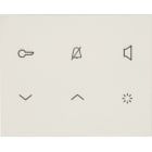 ELCOM - Innenstation Audio AP 2Draht weiß matt TOUCH