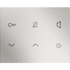 ELCOM - Innenstation Audio AP 2Draht silber matt TOUCH