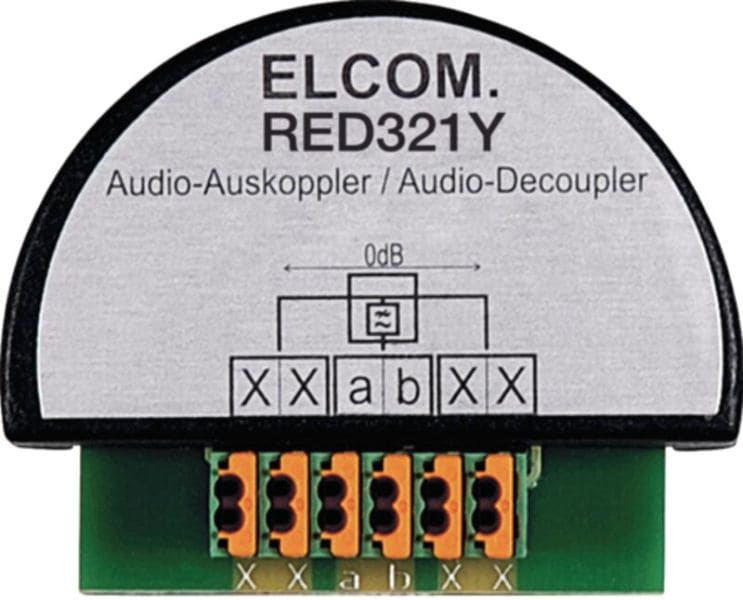 ELCOM - Audio-Auskoppler UP 2D-Video schwarz