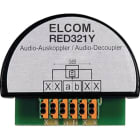 ELCOM - Audio-Auskoppler UP 2D-Video schwarz