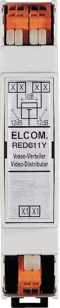 ELCOM - Verteiler/Abzweiger 1 fach REG 2Draht lichtgrau