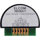 ELCOM - Verteiler/Abzweiger 1 fach UP 2Draht schwarz