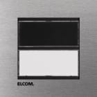ELCOM - Ruftaster Modul 1/1 mit LED-Namensschild u. LED-Zustandsanz. EB 2Draht MODESTA
