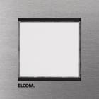 ELCOM - Ruftaster Modul 1/1 mit LED- Namensschild EB 2Draht MODESTA