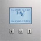 ELCOM - Display Rufmodul, i2Audio+2Draht, EB, Edelst., F. Modesta, mit Text in DE + EN