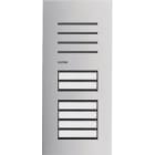 ELCOM - Türstation Audio 6/1 2Draht Edelstahl matt ONE