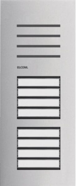 ELCOM - Türstation Audio 8/1 2Draht Edelstahl matt ONE