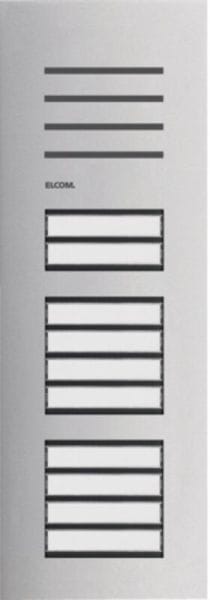 ELCOM - Türstation Audio 10/1 2Draht Edelstahl matt ONE